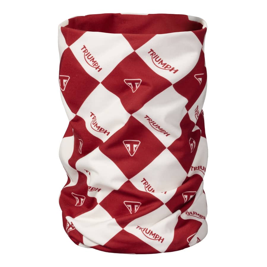 SS24 Harlequinn Neck Tube - Red