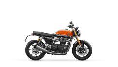 Triumph Speed Twin 1200 in Baja Orange right hand side